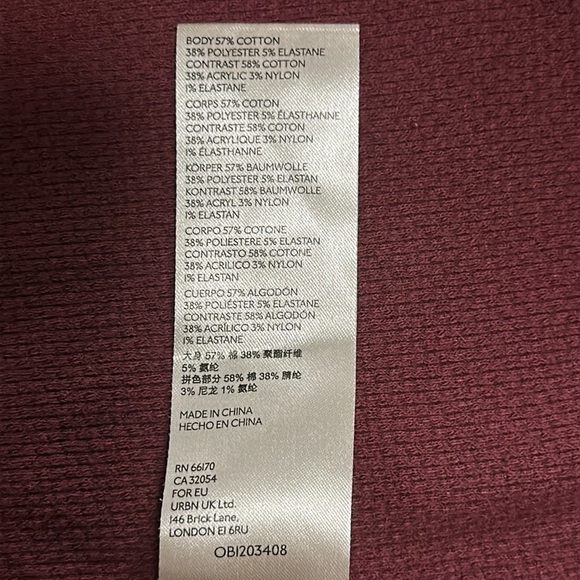 FREE PEOPLE Thermal In The Mix Cuff Top in Rio Vino - Picture 11 of 15